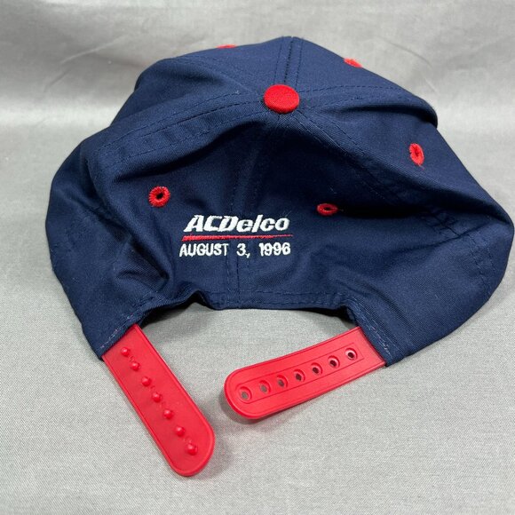 Vtg Brickyard 400 NASCAR Snapback Hat Cap Logo 7 Indianapolis AC Delco Mens 90s - Picture 12 of 12